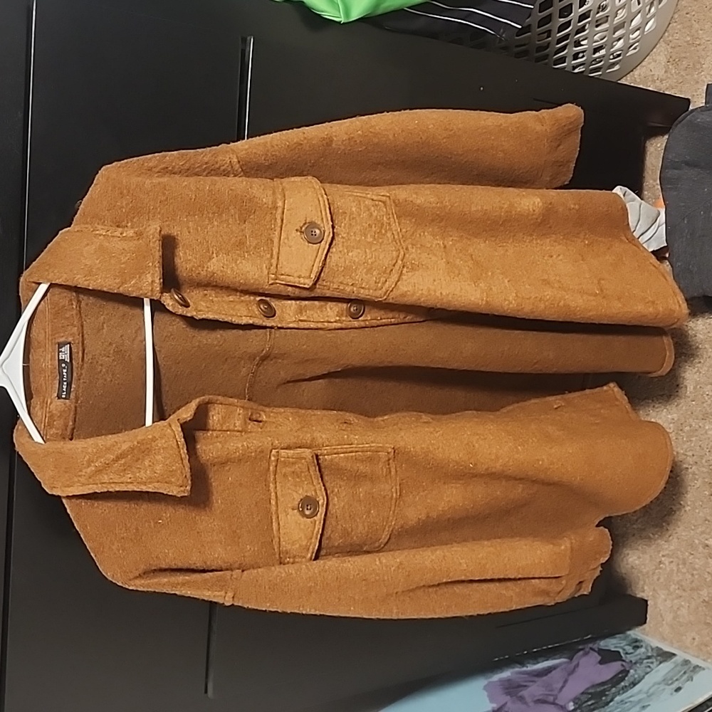 Brown fleece jacket